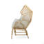 Fauteuil oscillant d'extérieur en osier Palos-484661224