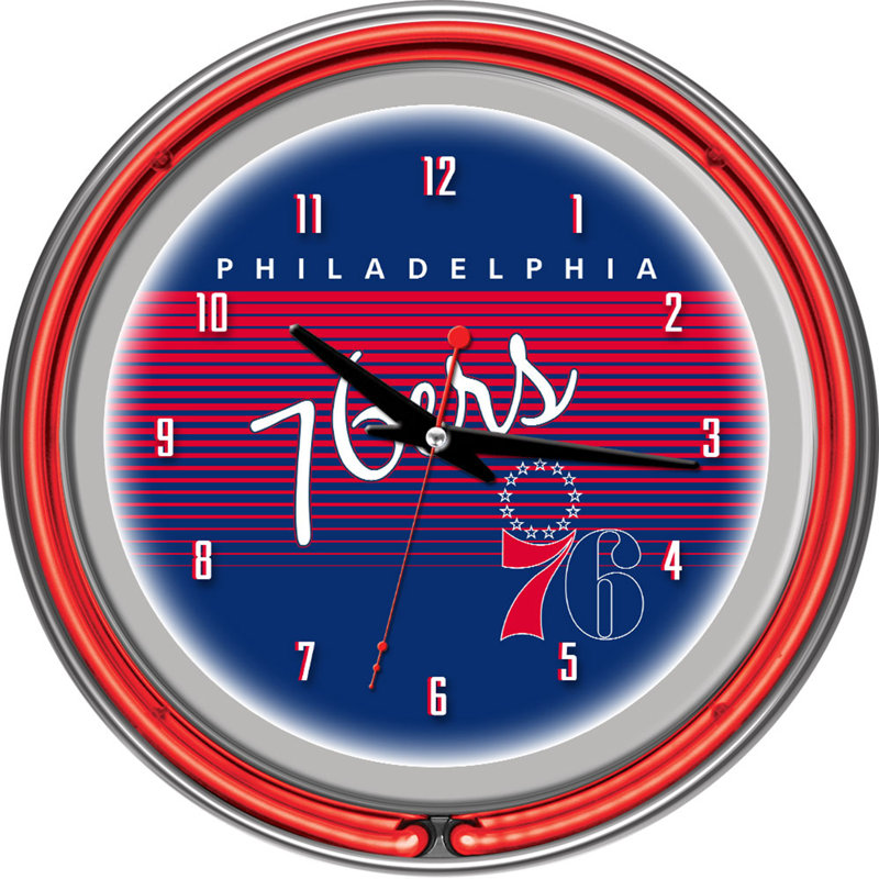 NBA Wall Clock, Philadelphia 76ers