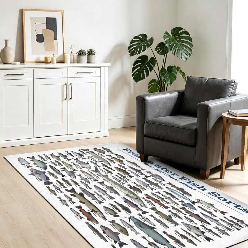 Tapis d'intérieur lavable à la machine Clear Lake, Rectangle 39 po x 63 po