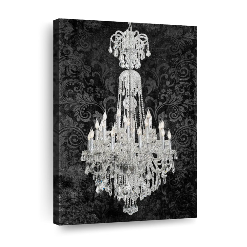 Ritzy Chandelier, reproduction sur toile, H 51 po x l 34 po x P 1,25 po
