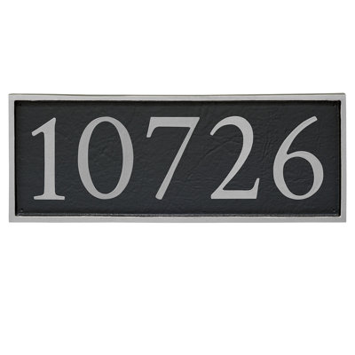 Serif 1-Line Wall Address Plaque