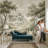Cloudy Sky Wallpaper Overcast Gray Removable Wall Decor-712358494-712358482