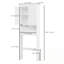 Armoire de rangement avec portes doubles et tablettes ouvertes