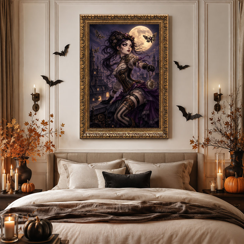 Art mural sur toile Steampunk, H 24 po x l 16 po