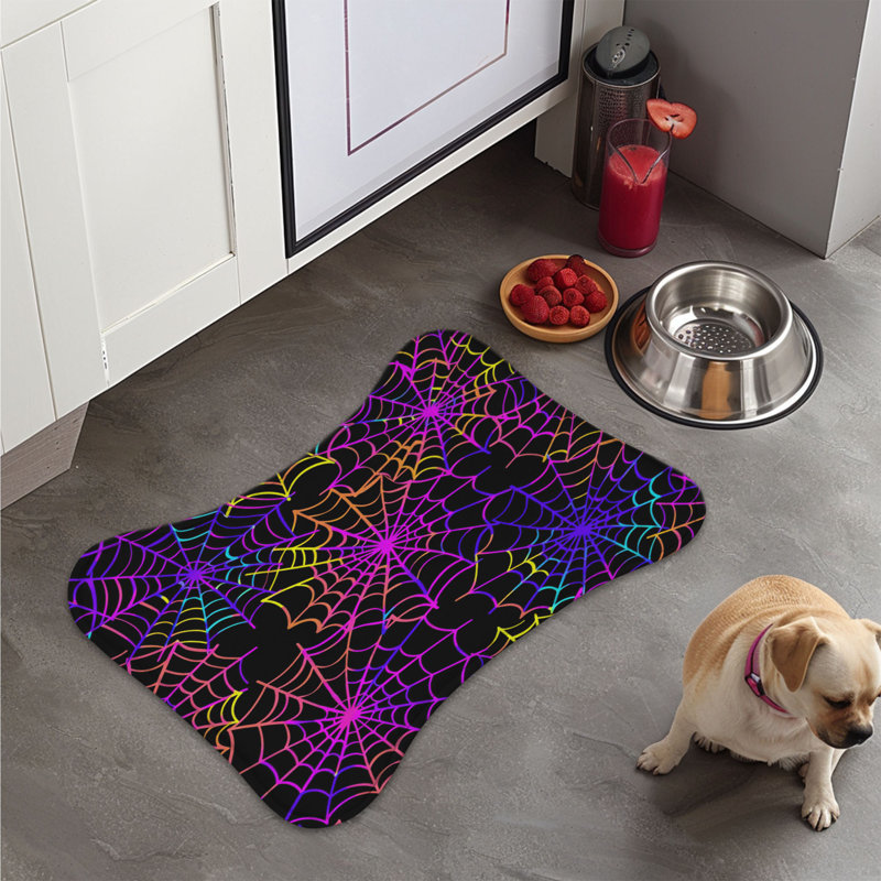 Neon Frights - 1 Piece Bone Shape Feeding Mat
