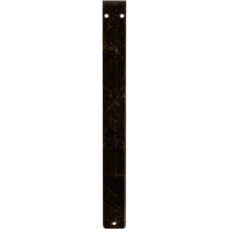 Support en fer forgé Versailles, Laiton antique, H 12 po x l 1,5 po x P 10 po