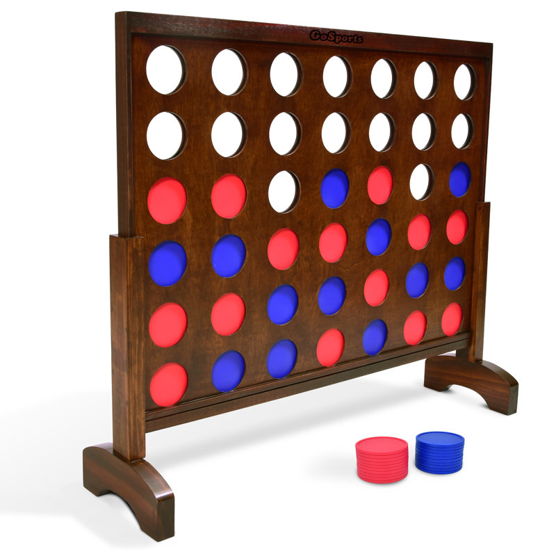 Jeu de 4 teintes en bois foncé GoSports