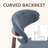 Chaise de salle à manger Vannie rembourrée en bois massif-1281194826