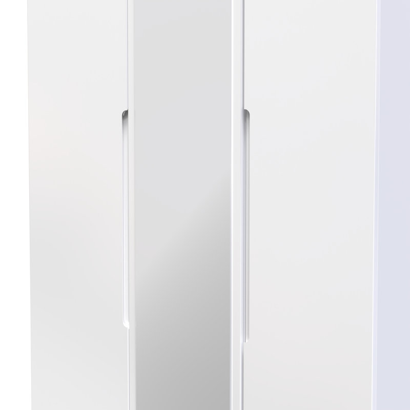 Bisma Manufactured Wood Wardrobe, White