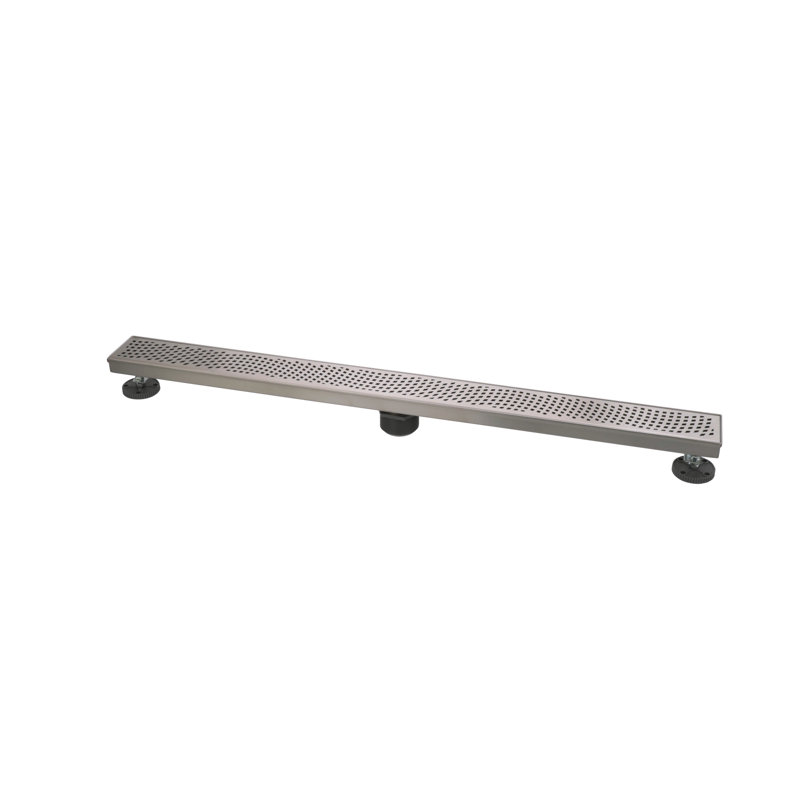 Stainless Steel Linear Shower Drain Wave Grate, 36"
