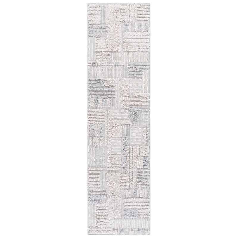 Trends 126 Performance Geometric Shapes Rug, Runner 2'2" x 8'
