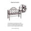 Banc de jardin en fer