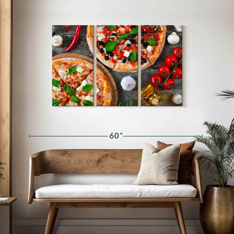 Yarlin Homemade Pizza, 28" H x 45" W