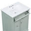 Meuble-lavabo de salle de bain avec tiroir rabattable, 2 tiroirs standard et tablette réglable-882346931