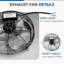 Ventilateur d'extraction en aluminium haute vitesse-69555678