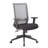 Zara Rolling Task Chair, Grey Black Mesh, Synchro-Tilt And Gas Lift