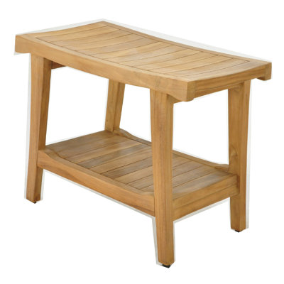 Whittaker 24'' W Teak Shower Bench