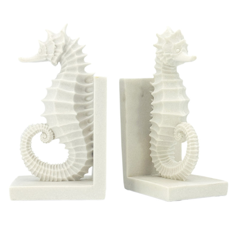 Polymarble Non-Skid Bookends