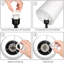 Lampe de table 22,5 po noire
