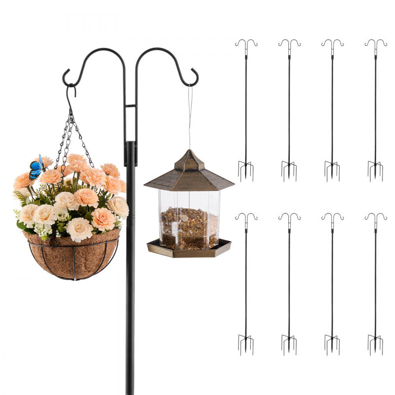 Pole Decorative Bird Feeder, 195cm H x 29.5cm W x 25cm D