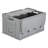 Mount-It! Collapsible Plastic Storage Crate, Folding Utility Distribution Container w/ Attached Lid