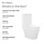 Toilette allongée deux pièces Lamarck