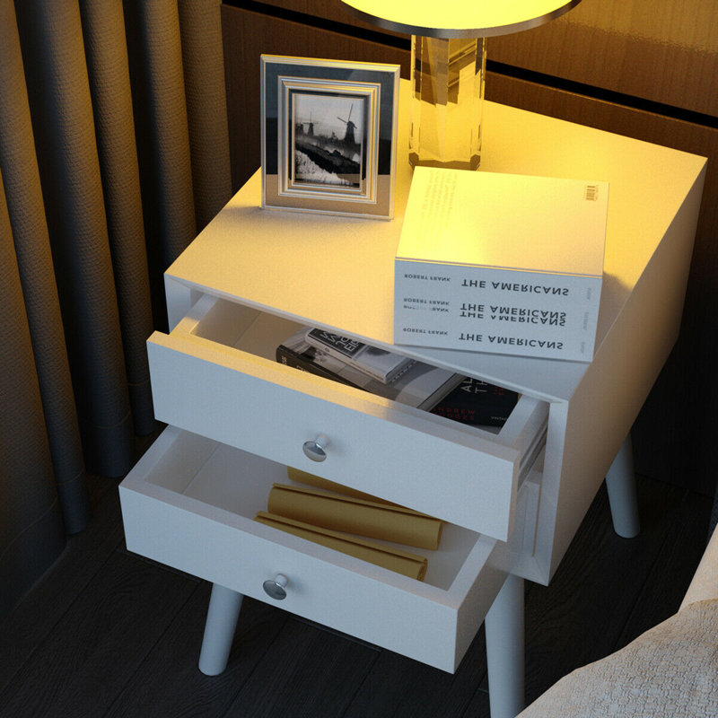 Poche 16'' W Nightstand, White