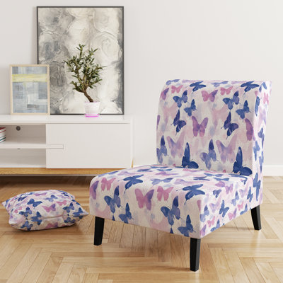 Fauteuil d'appoint pour filles - insecte bleu