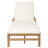 5-Position Adjustable Outdoor Chaise Lounge Set of 2, Solid Wood Patio Recliner Chair with Thick Cushions, Weather-Resistant for Pool, Balcony & Garden-956303667