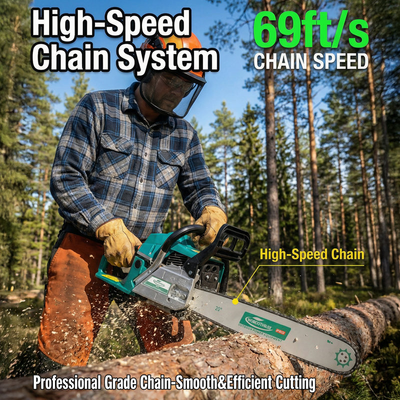 Metal 62CC Chainsaw