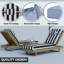 Coussins de chaise longue d'extérieur en oléfine 72 po x 21 po x 4 po-1668490350-1668490351