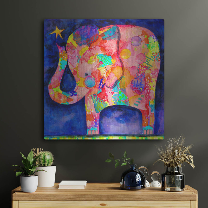 «All Under Reach Elephant» par Wyanne, H 24 po x l 24 po