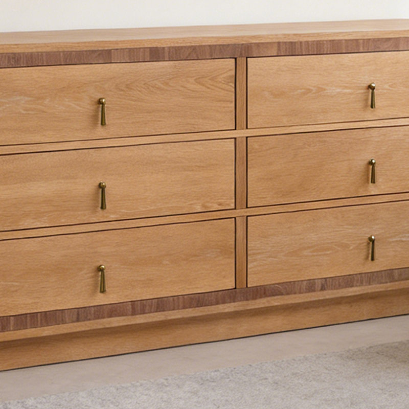 Commode moderne minimaliste en bois massif