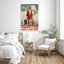 «Flight Attendant And She Lived Happily 3» - 1 pièce «Flight Attendant And She Lived Happily 3 - 1 pièce», reproduction d'art graphique sur toile tendue sur toile tendue