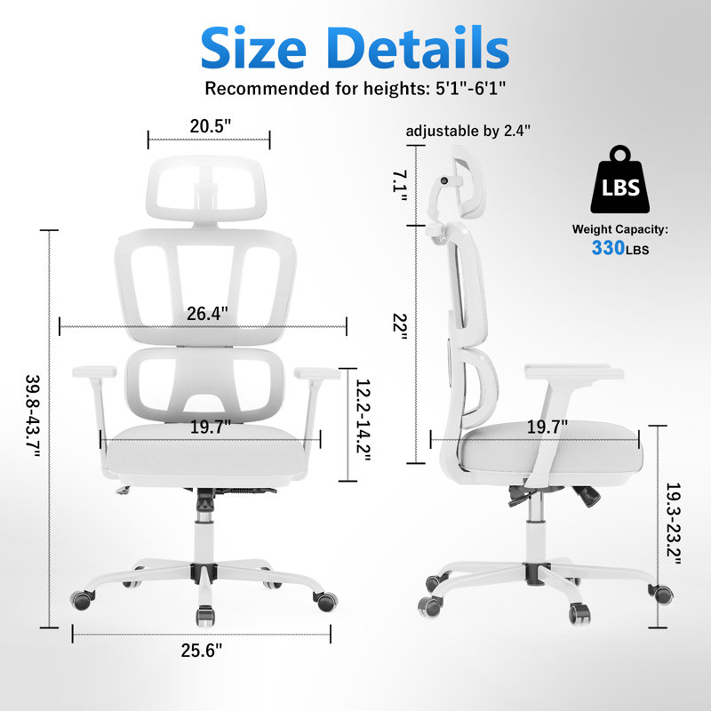 Fauteuil de bureau XUEGW, White