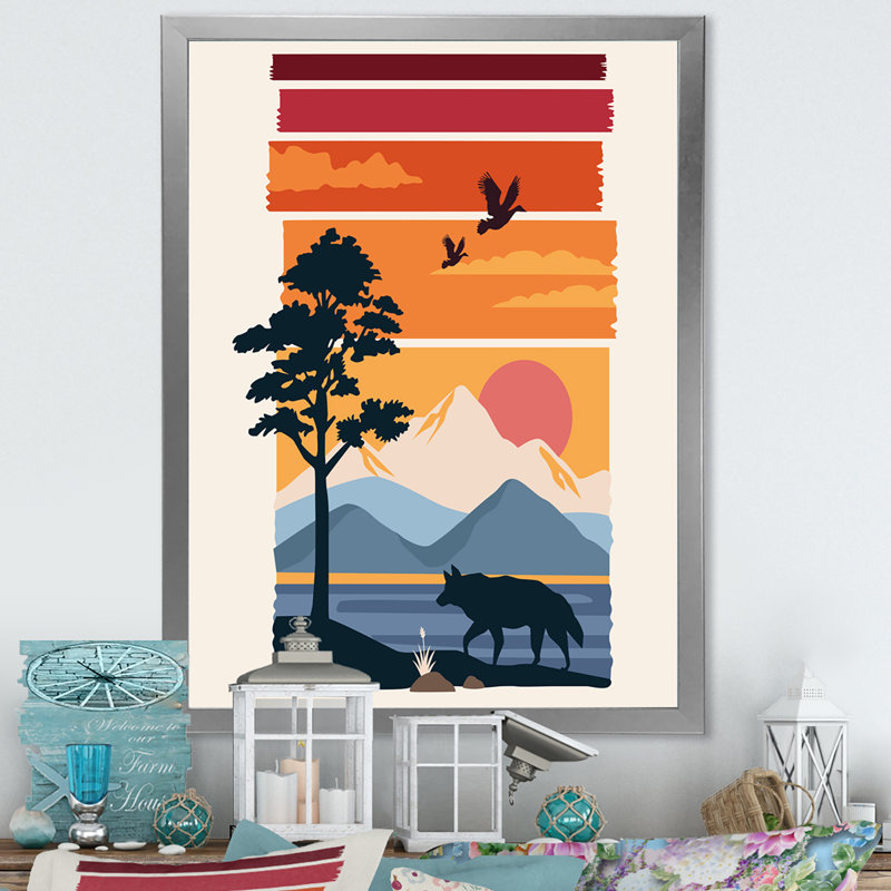 «Natural Earth Mountains Life», décoration murale traditionnelle sur toile, H 20 po x l 12 po x P 1 po