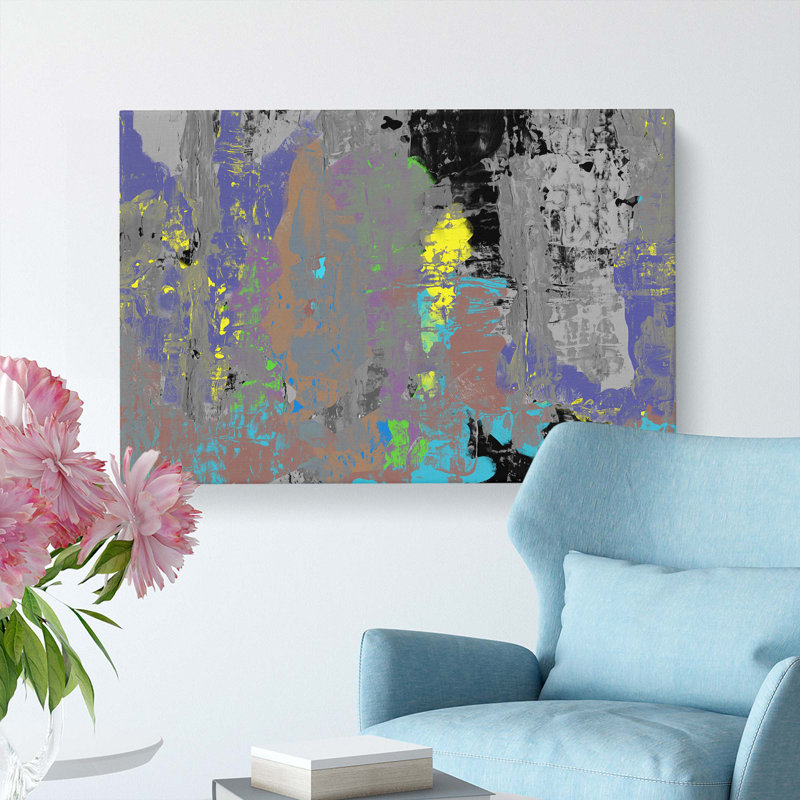 Abstract Art Painting Vol.71 by S.Johnson - Wrapped Canvas, 50cm H x 76cm W x 3cm D