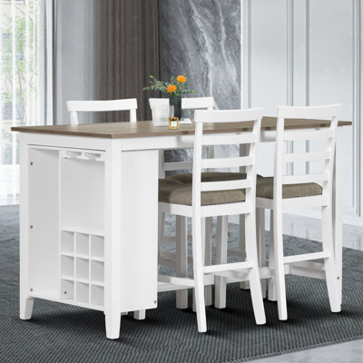 Bradlie 5-Piece Dining Set by Alcott Hill