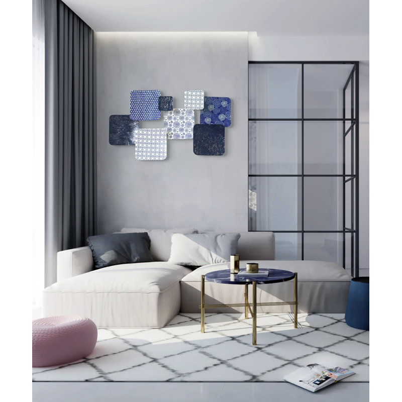 Abstract Wall Decor on Metal
