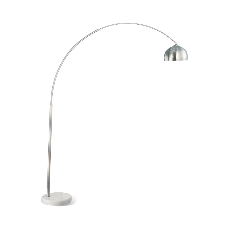 Nirimba 85'' White Arched Floor Lamp