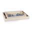 Coral Lagoon Natural Fibre Raffia Serving Tray