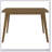 Daglosten Off-white and Chestnut 5-piece Dining Set
