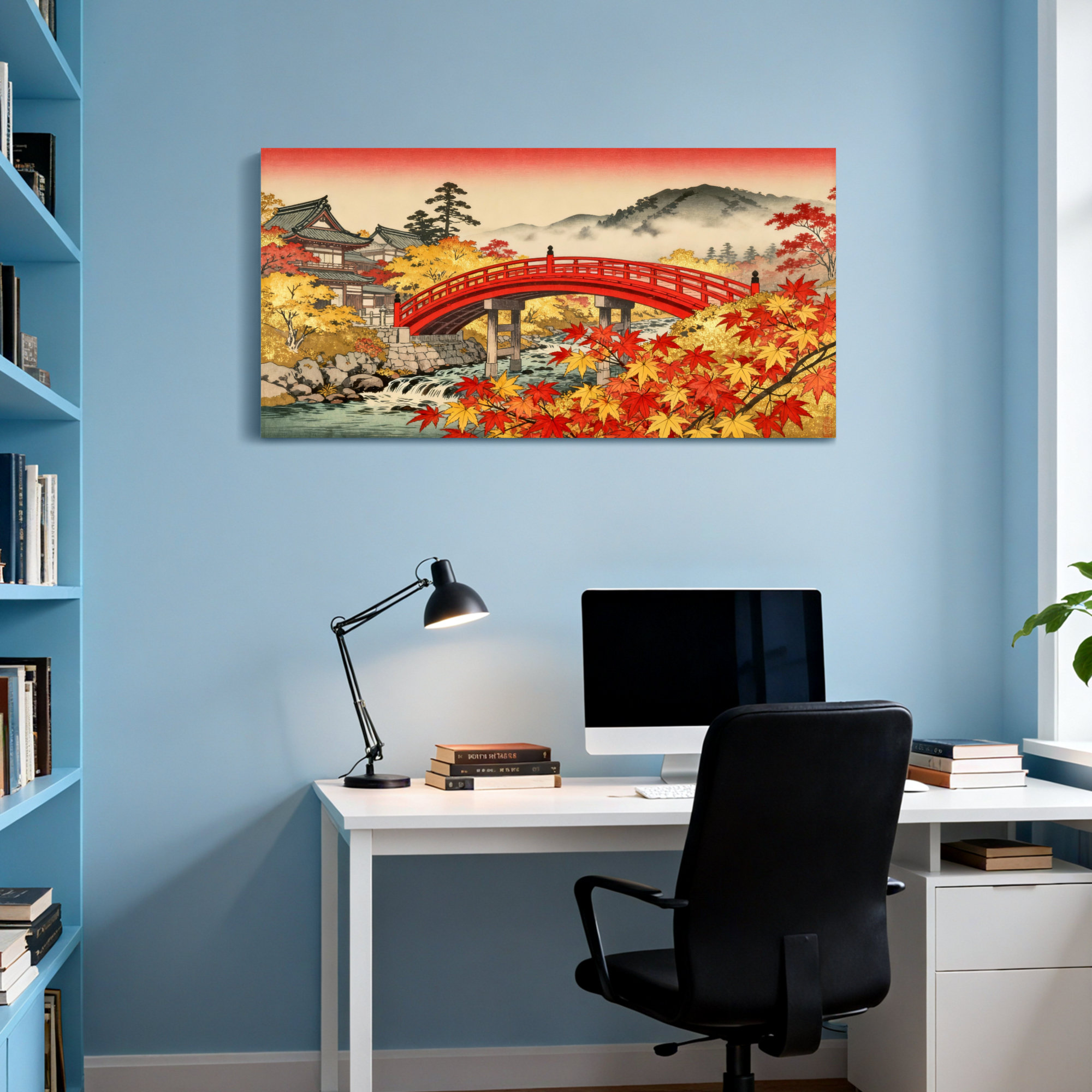 Winston Porter Landscape & Nature Japanese Autumn Bridge Landscape Art ...