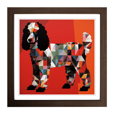 Poodle Constructivism No.1 - Framed Print