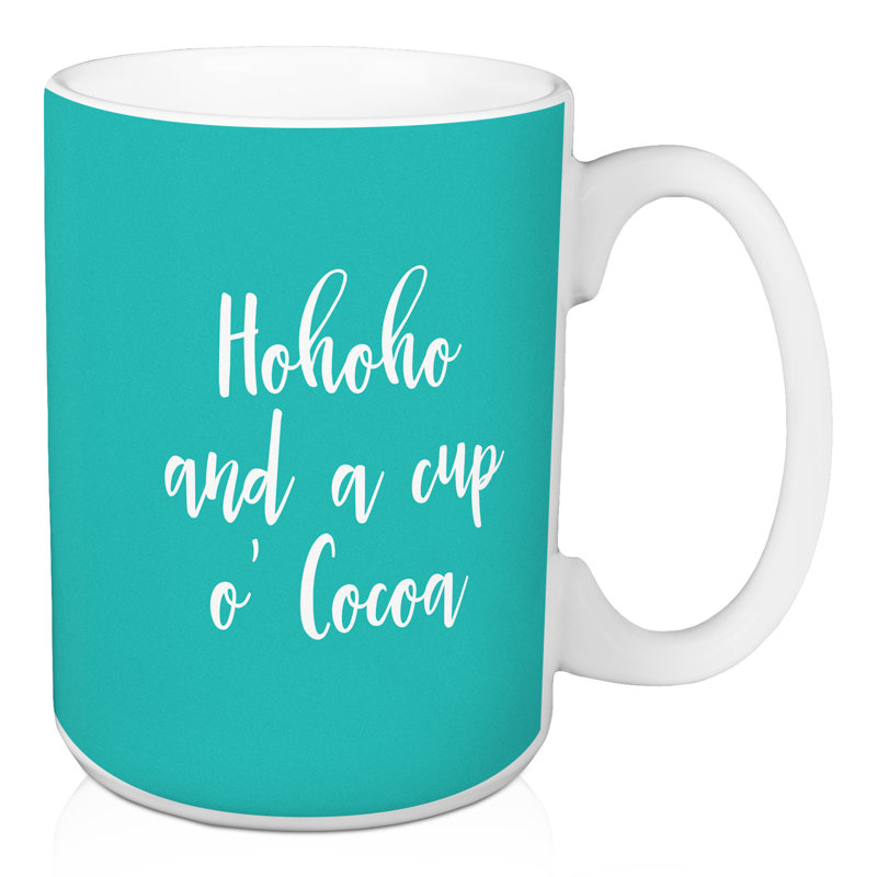 Tasse à café Harada Hohoho et une tasse de cacao, Bleu sarcelle