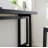 3-Pieces Bar Table Set,  Extra Long Entryway Bar Table With 2 Chairs