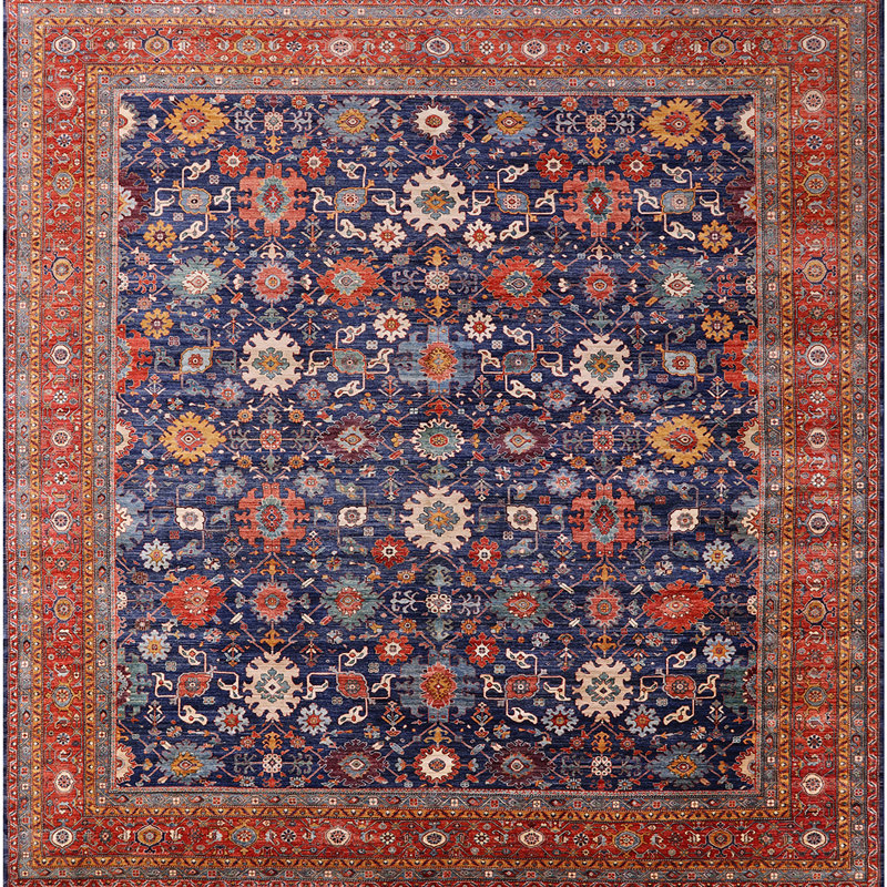 Oriental Indoor Rug, Square 5'