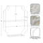 Tablette décorative en métal 3 pièces Johnalbert-1012906351