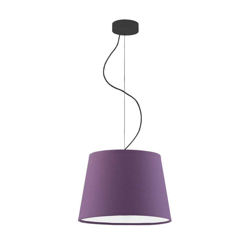 Demariana 1 - Light Single Pendant, Purple, Black