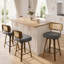 Tabouret de bar et de comptoir pivotant Lucania-373594529-377456196-362399370